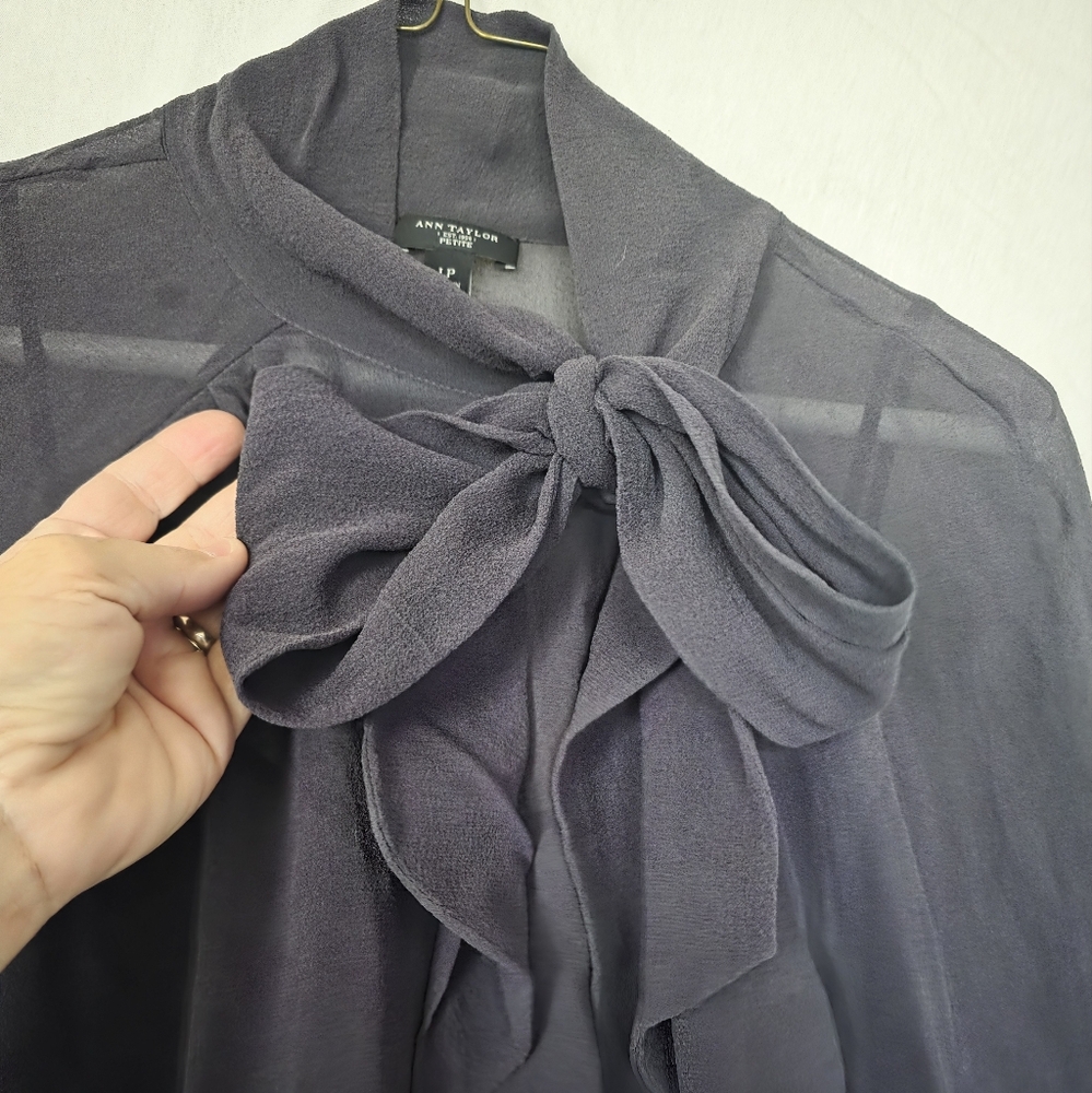 Ann Taylor Deep Purple Blouse